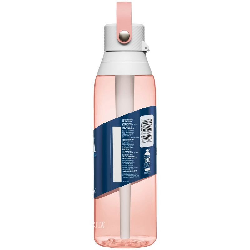 slide 4 of 5, Brita Premium 26oz Water Bottle with Filter - Blush Pink, 26 oz