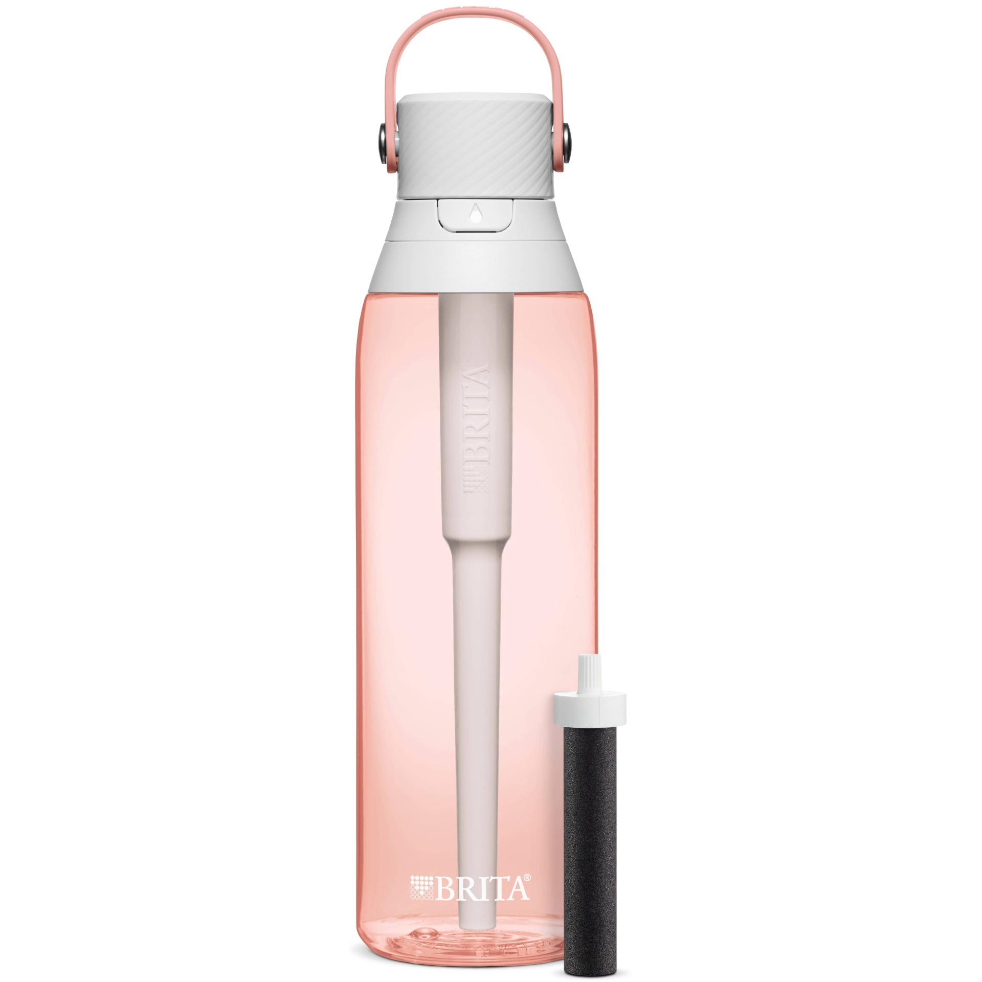 slide 1 of 5, Brita Premium 26oz Water Bottle with Filter - Blush Pink, 26 oz