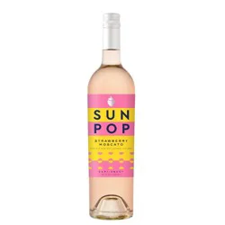 SunPop Strawberry Moscato Wine - 750ml Bottle