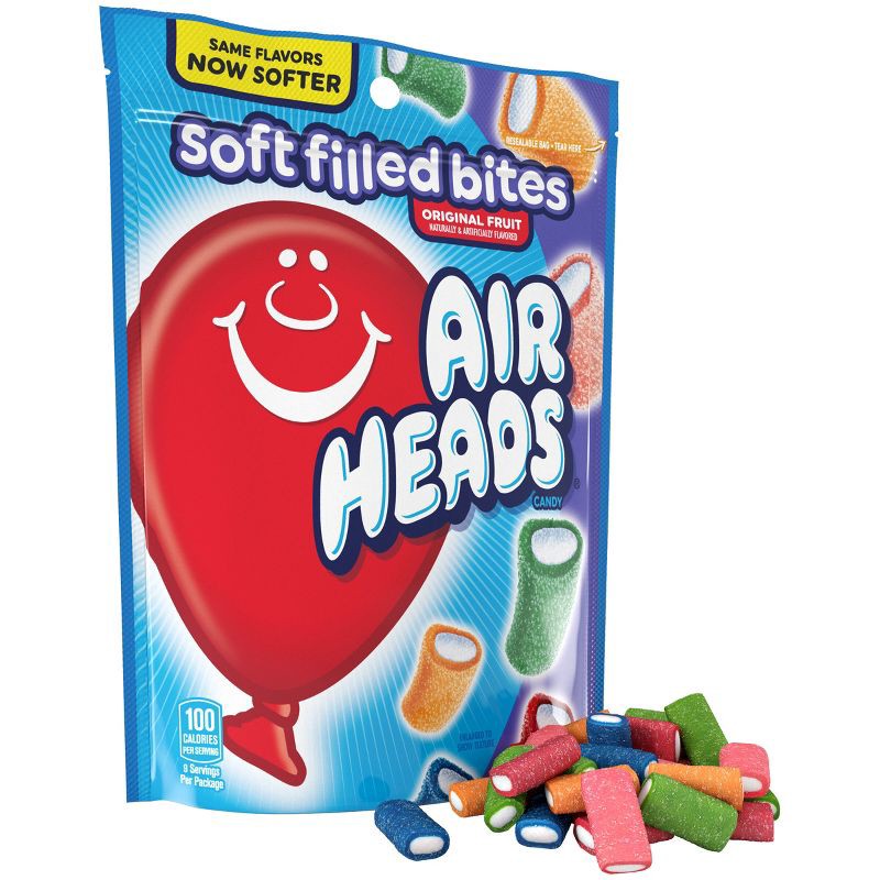 slide 1 of 11, Airheads Soft Filled Bites Sub - 9oz, 9 oz