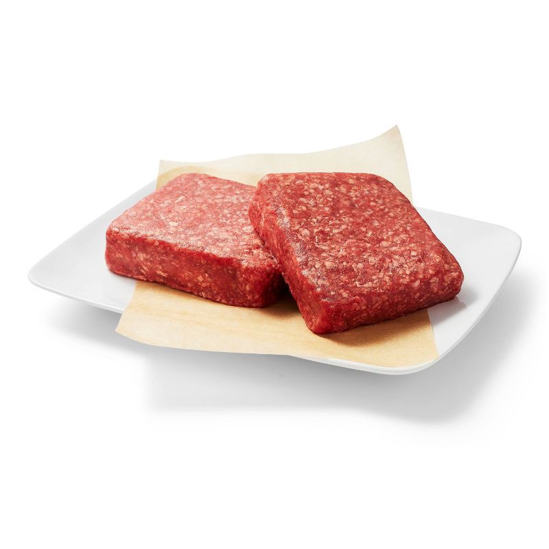 slide 3 of 3, Organic 100% Grassfed Ground Beef Twin Pack - 2lbs - Good & Gather™, 2 lb