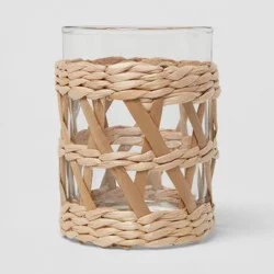 Woven and Glass Toothbrush Holder - Threshold™
