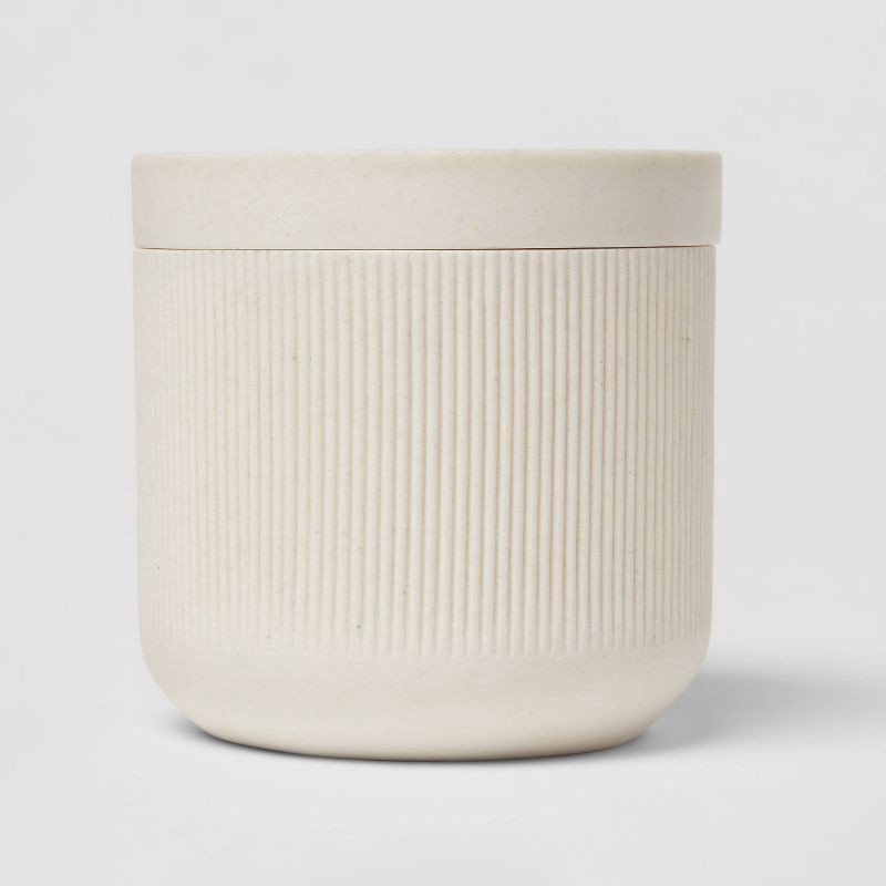 slide 1 of 4, Modern Resin Canister Sand - Threshold™, 1 ct