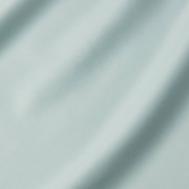slide 4 of 4, Full Microfiber Sheet Set Mint - Room Essentials™: Polyester Bedding, 170 Thread Count, OEKO-TEX Certified, 1 ct