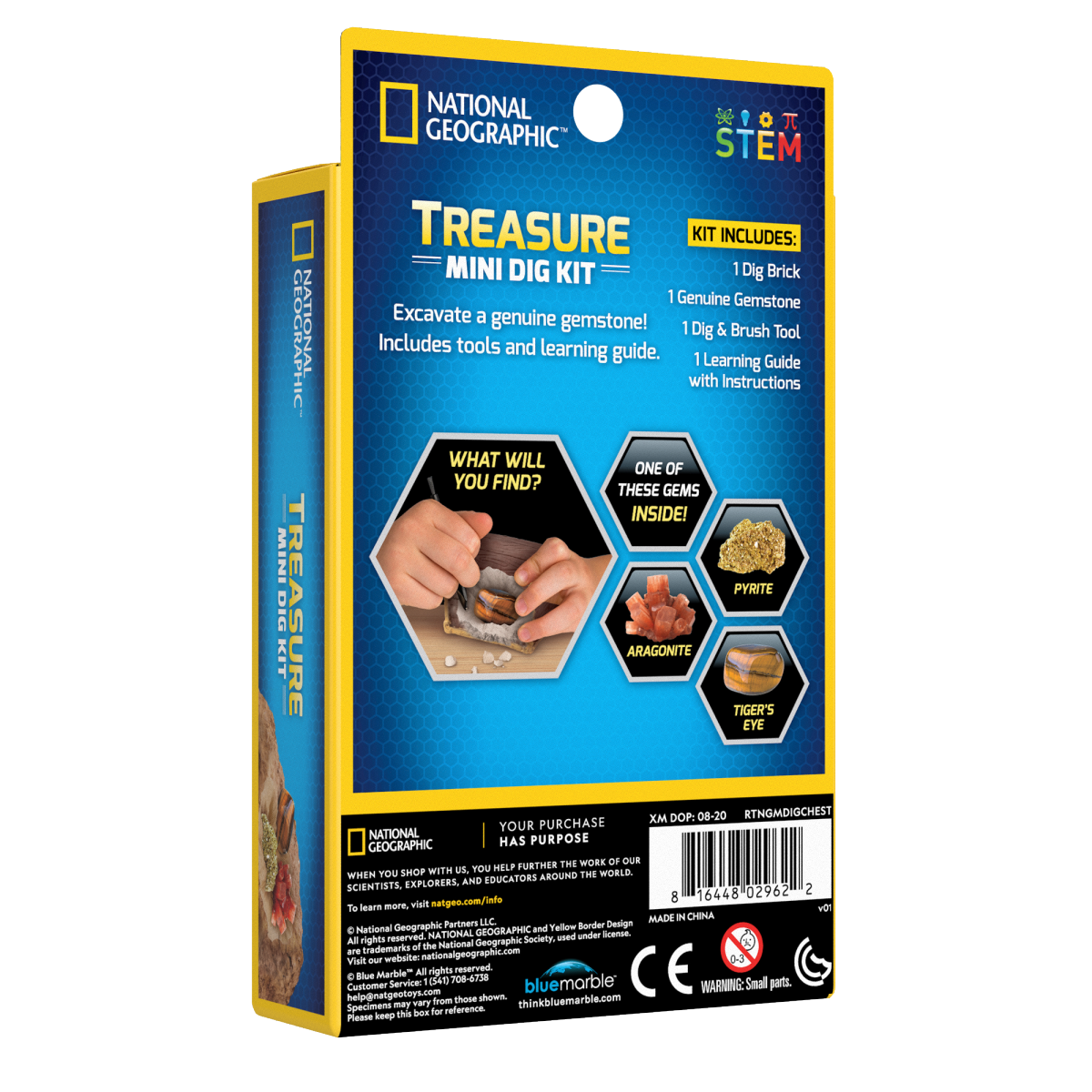 slide 4 of 5, National Geographic Treasure Mini Dig Kit, Mini Size