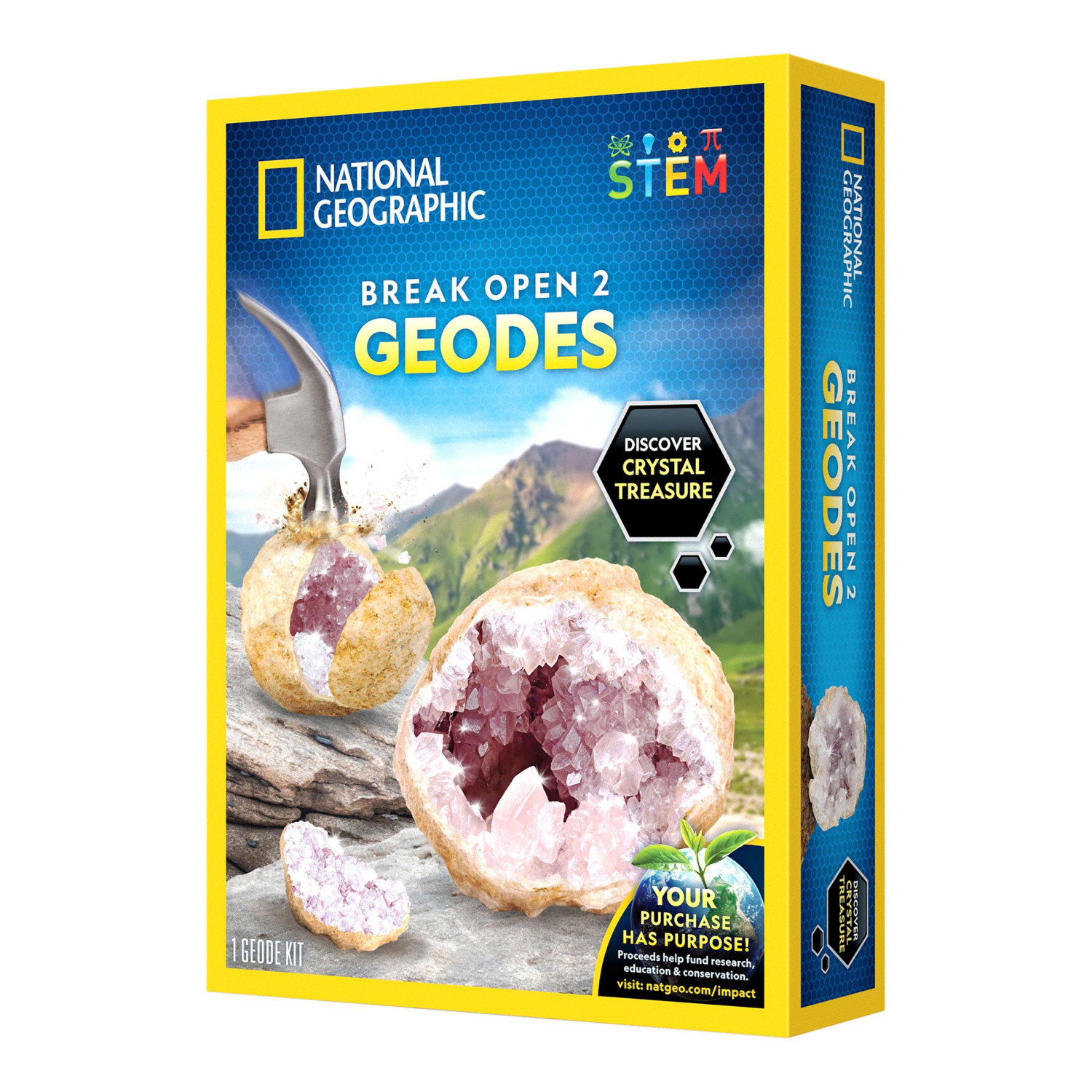 slide 5 of 7, National Geographic Geodes 1 Kit, 1 ct