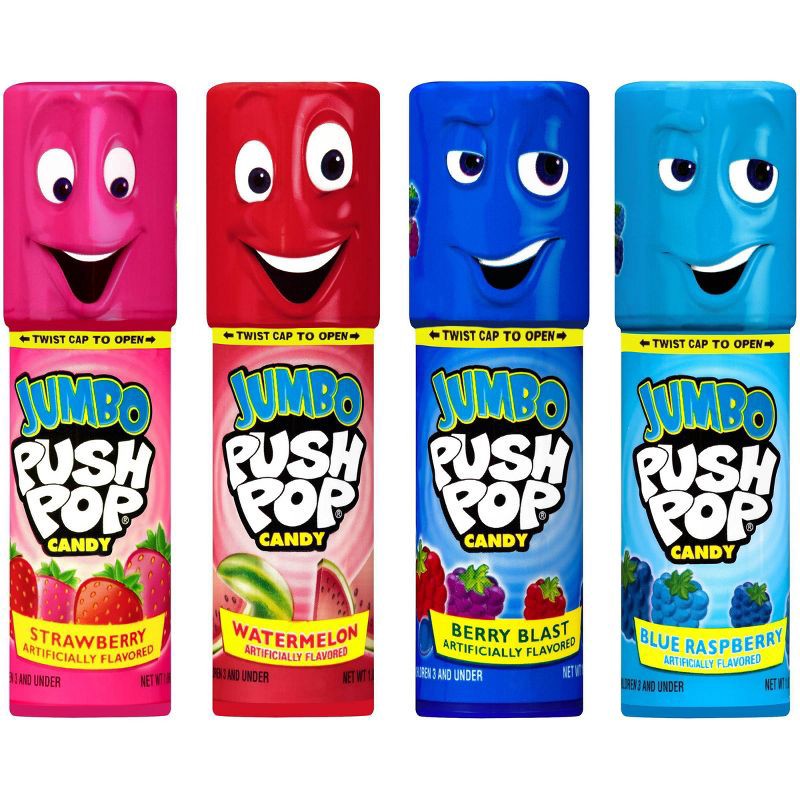 slide 2 of 3, Bazooka Jumbo Push Pop Candy - 5.3oz/5ct, 5.3 oz, 5 ct