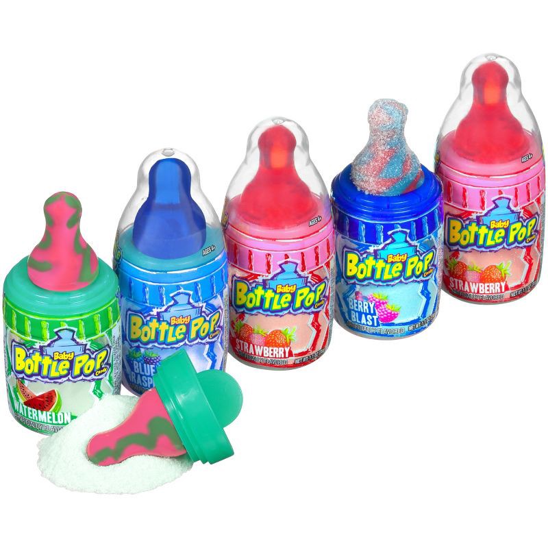 slide 3 of 5, Bazooka Baby Bottle Pop Candy - 5ct/5.5oz, 5 ct, 5.5 oz