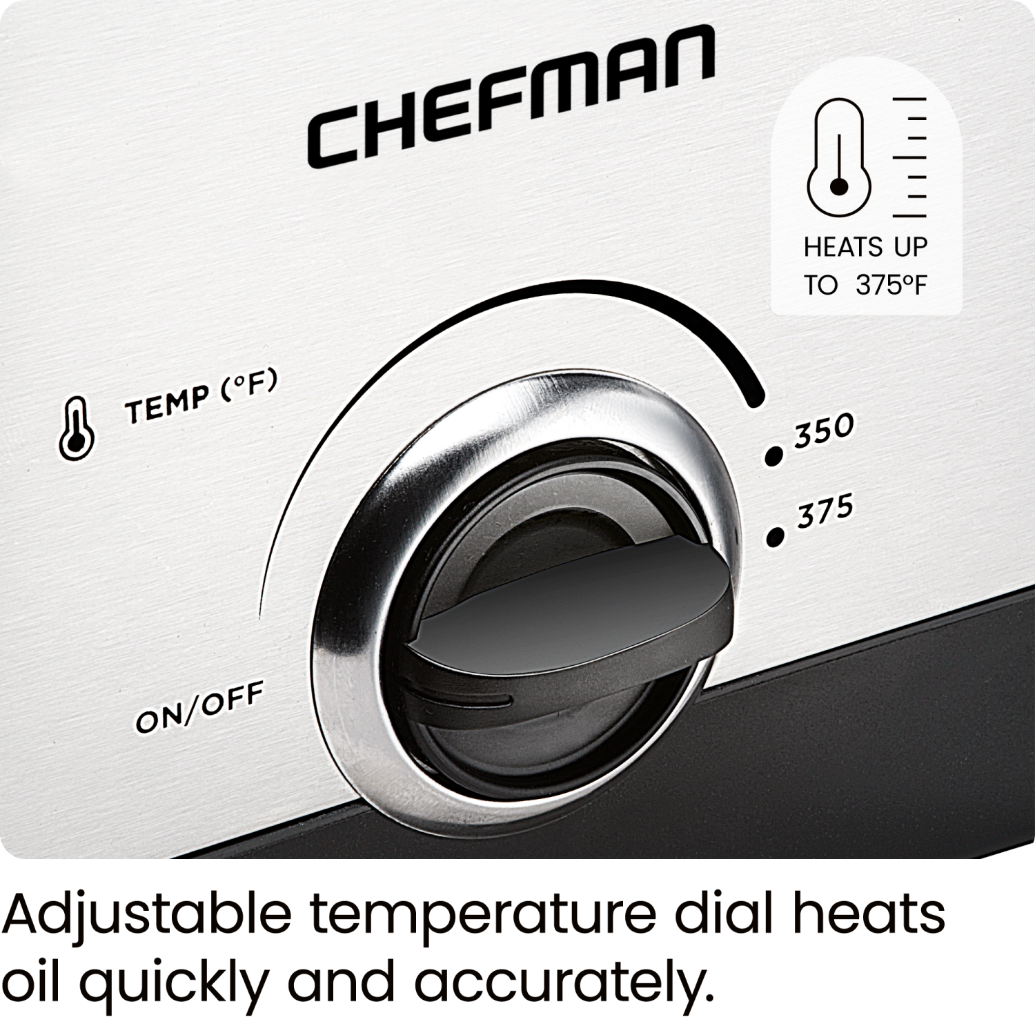 slide 4 of 6, CHEFMAN Deep Fryer Stainless Steel, 1.5 liter