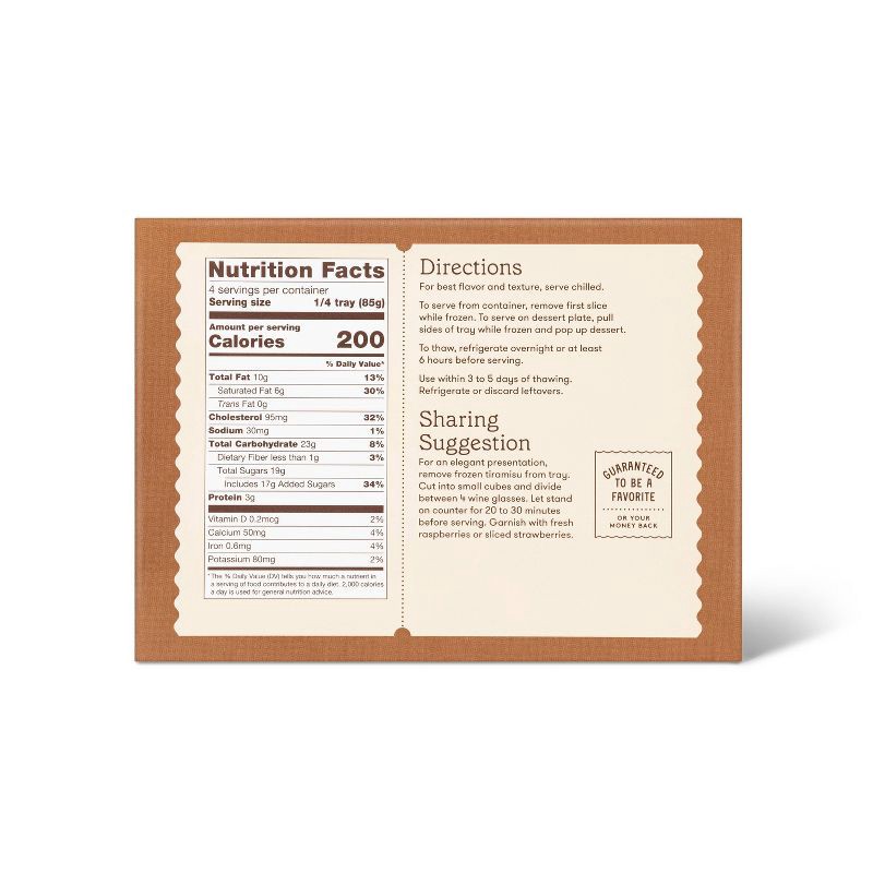 slide 3 of 4, Frozen Tiramisu - 12oz/4ct - Favorite Day™, 4 ct; 12 oz