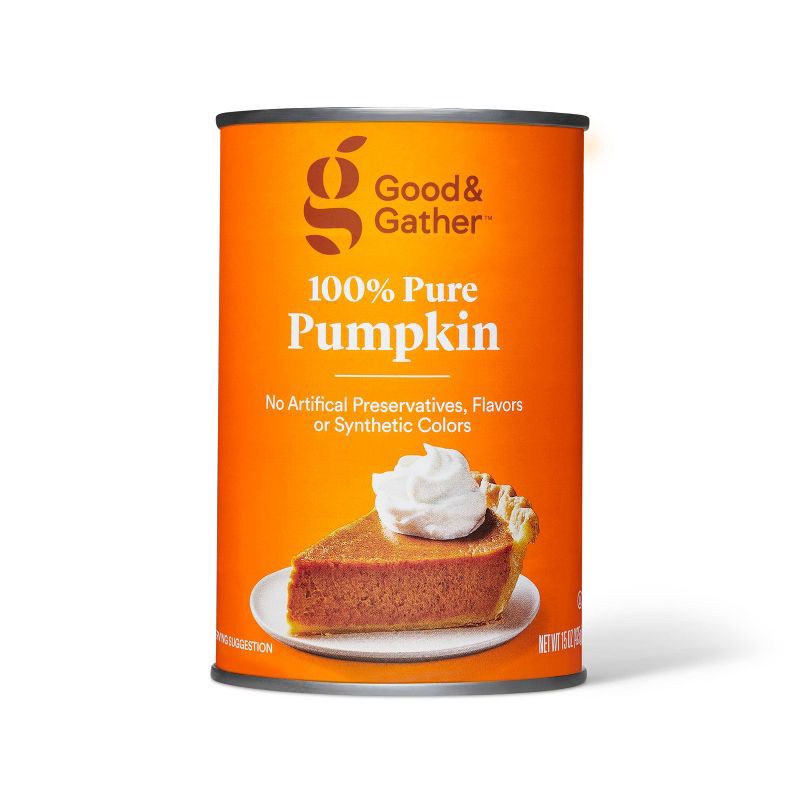 slide 1 of 3, 100% Pure Pumpkin - 15oz - Good & Gather™, 15 oz