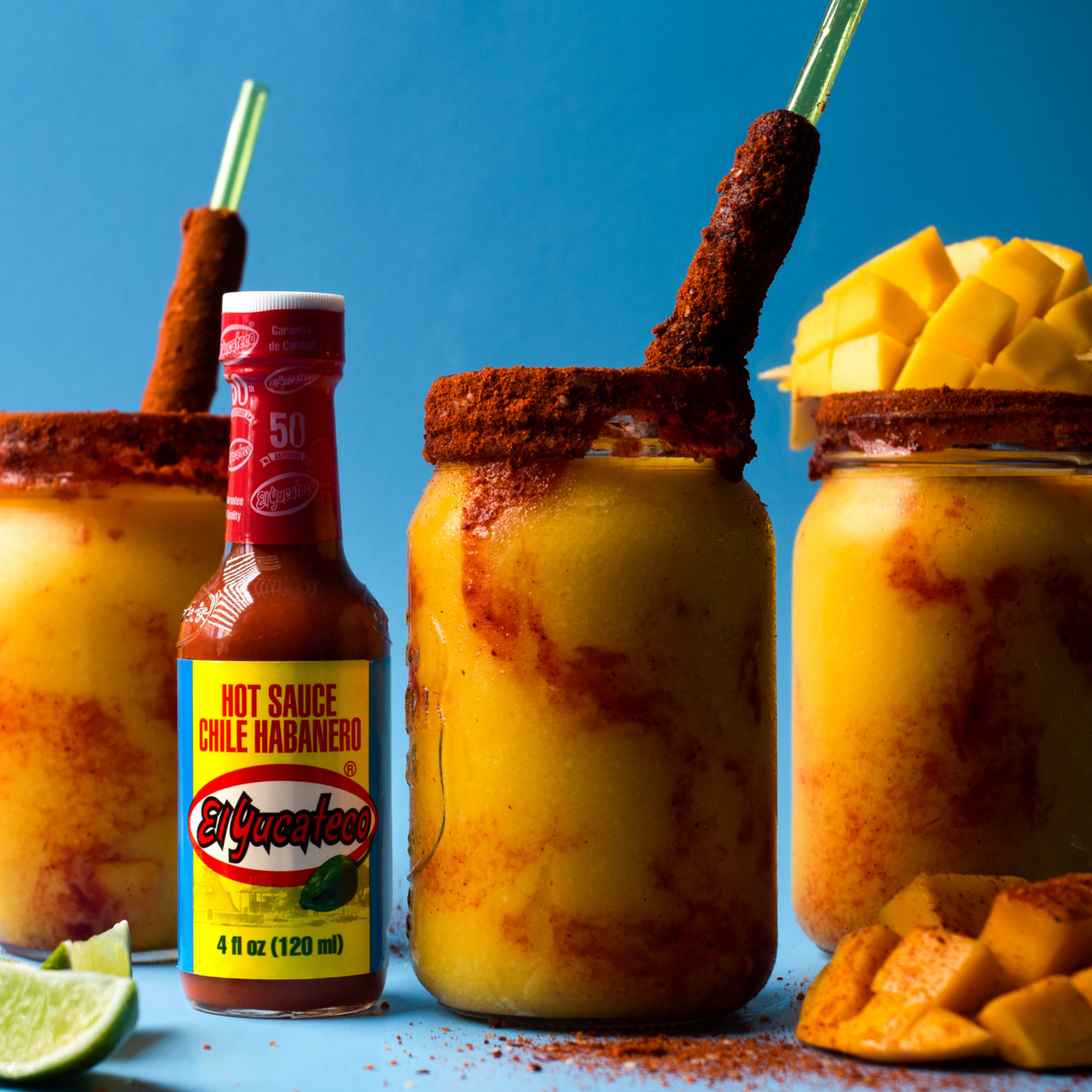 slide 2 of 8, El Yucateco Chile Habanero Hot Sauce 4 fl oz, 4 fl oz