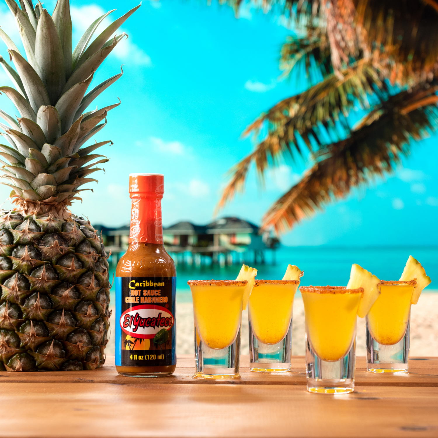 slide 8 of 8, El Yucateco Caribbean Chile Habanero Hot Sauce 4 fl oz, 4 fl oz