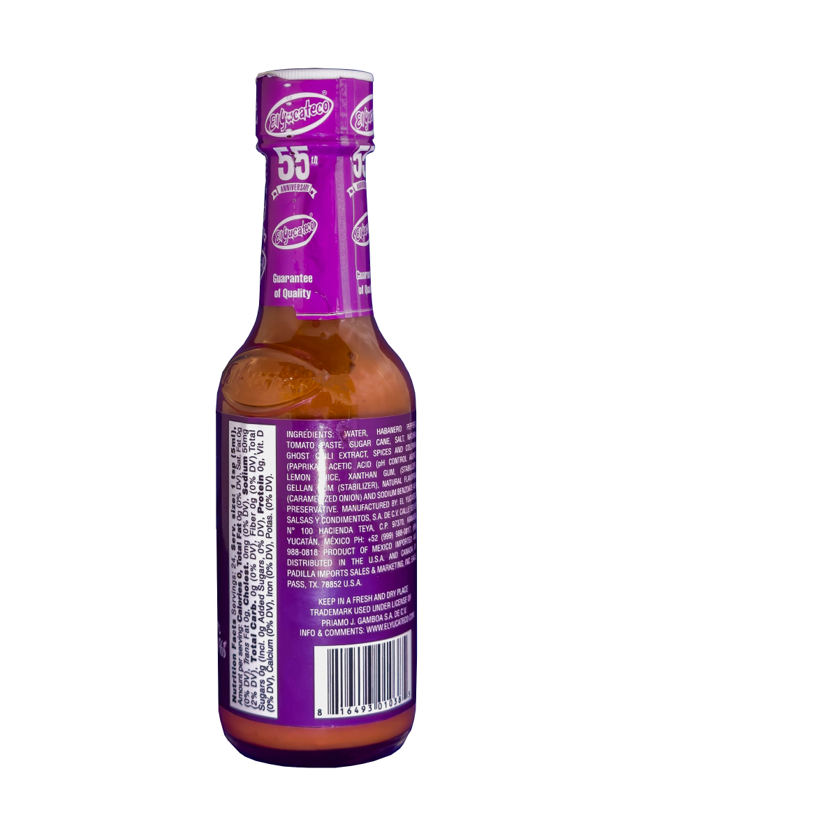 slide 2 of 2, El Yucateco Hbnro Ghost Ppr Hot Sc - 4 oz, 4 oz