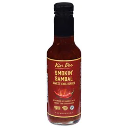Kin Dee Smokin' Sambal Sweet Chili Sauce 13.3 oz