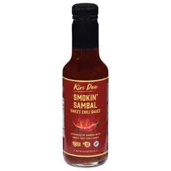 Kin Dee Smokin' Sambal Sweet Chili Sauce 13.3 oz