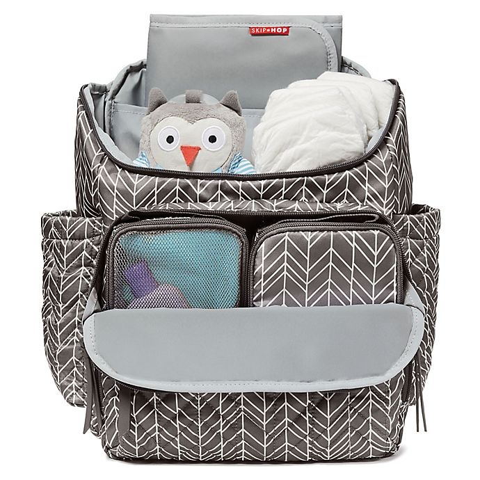 slide 5 of 6, Skip Hop SKIP*HOP Forma Backpack Diaper Bag - Grey, 1 ct