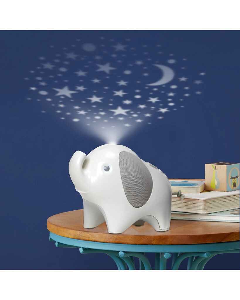 slide 2 of 6, Skip Hop Moonlight & Melodies Elephant Nightlight Soother, 1 ct