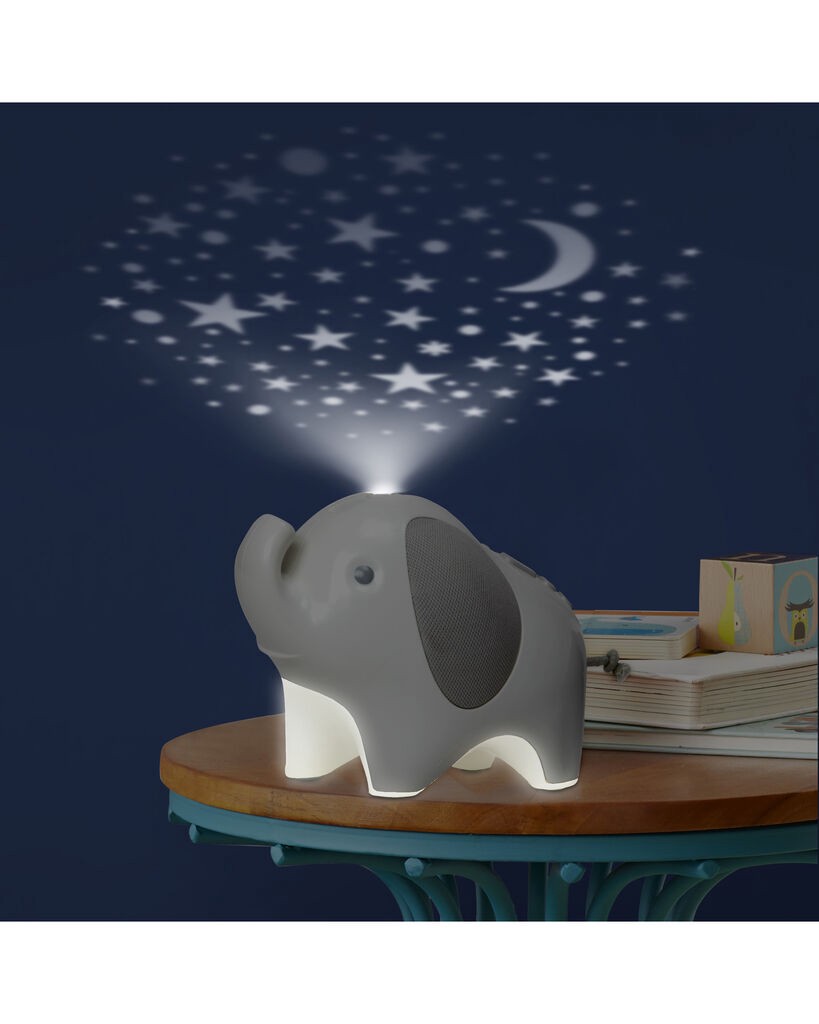 slide 4 of 6, Skip Hop Moonlight & Melodies Elephant Nightlight Soother, 1 ct