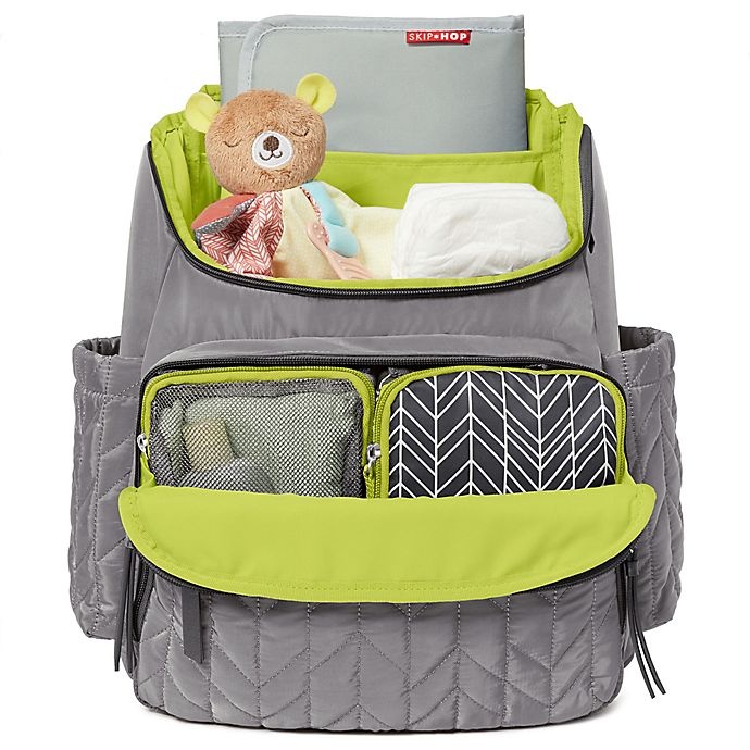 slide 7 of 11, Skip Hop SKIP*HOP Forma Backpack Diaper Bag - Grey, 1 ct