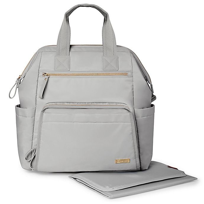 slide 9 of 11, Skip Hop SKIP*HOP Mainframe Wide Open Backpack Diaper Bag - Grey, 1 ct