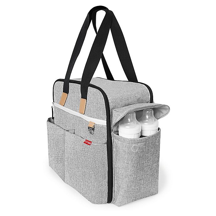 slide 9 of 11, Skip Hop SKIP*HOP Duo Weekender Diaper Bag - Grey Melange, 1 ct