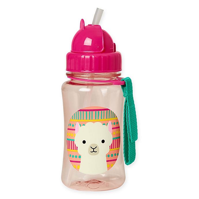 slide 1 of 9, Skip Hop SKIP*HOP Zoo Llama Straw Bottle, 12 oz