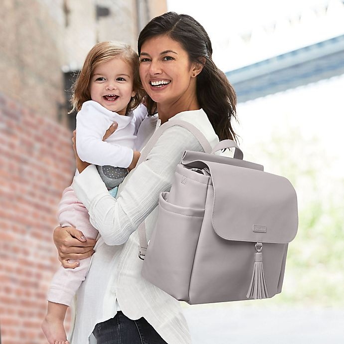 slide 3 of 7, Skip Hop SKIP*HOP Greenwich Convertible Backpack Diaper Bag - Portobello, 1 ct