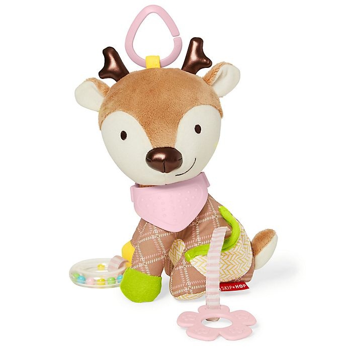 slide 1 of 4, Skip Hop SKIP*HOP Bandana Buddies Deer Activity Toy - Pink, 1 ct