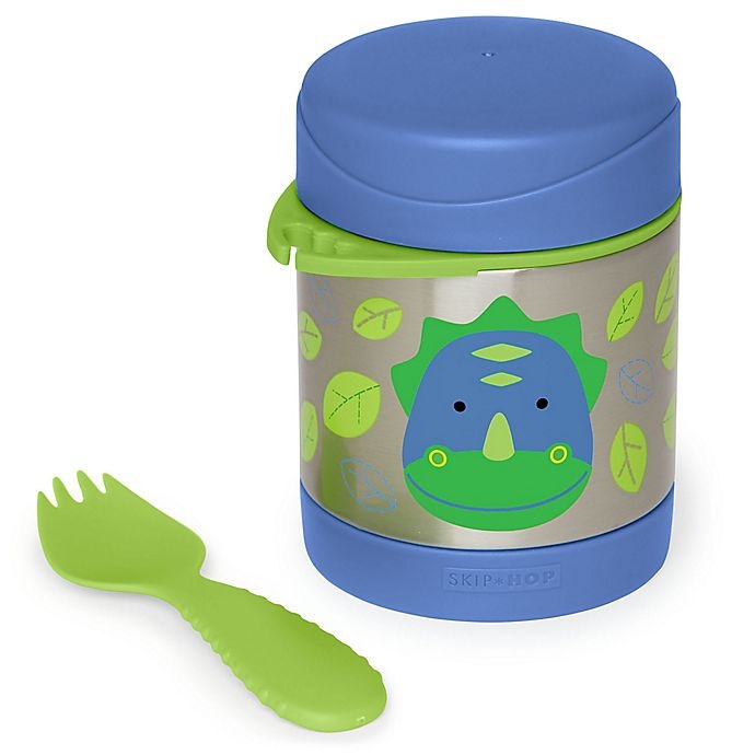 slide 2 of 5, Skip Hop SKIP*HOP Zoo Insulated Dino Food Jar, 1 ct