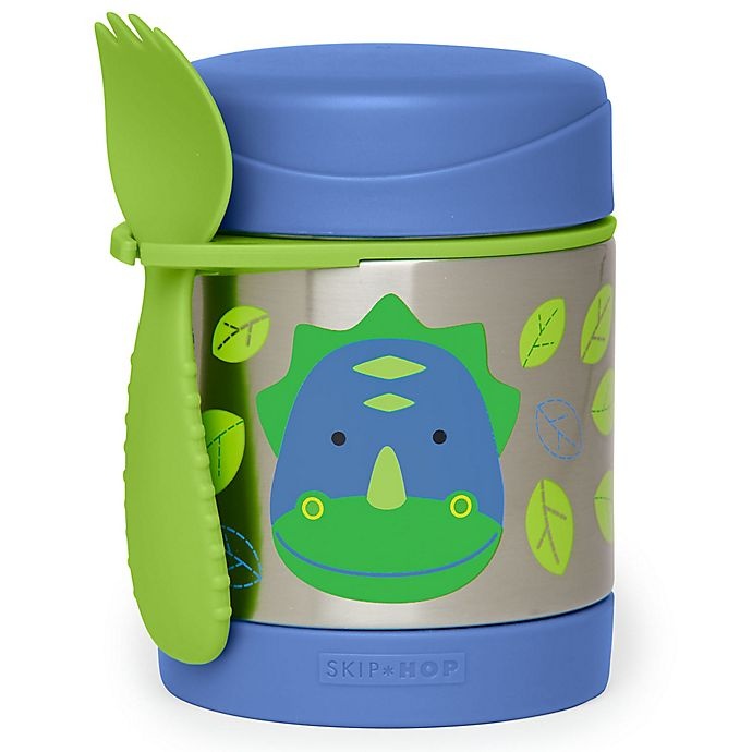 slide 1 of 5, Skip Hop SKIP*HOP Zoo Insulated Dino Food Jar, 1 ct