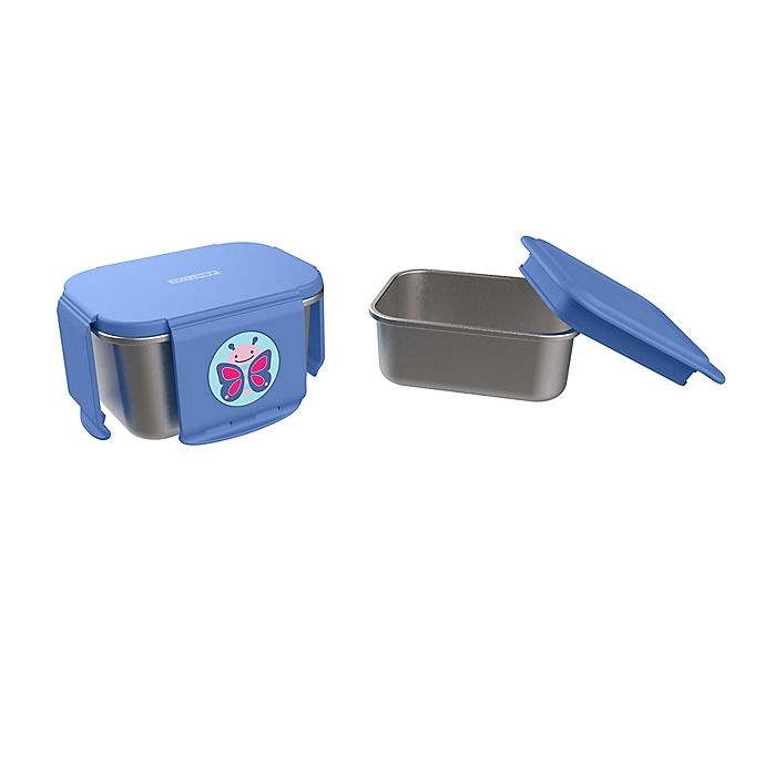 slide 3 of 3, Skip Hop SKIP*HOP Butterfly Stainless Steel Lunch Kit, 2 ct