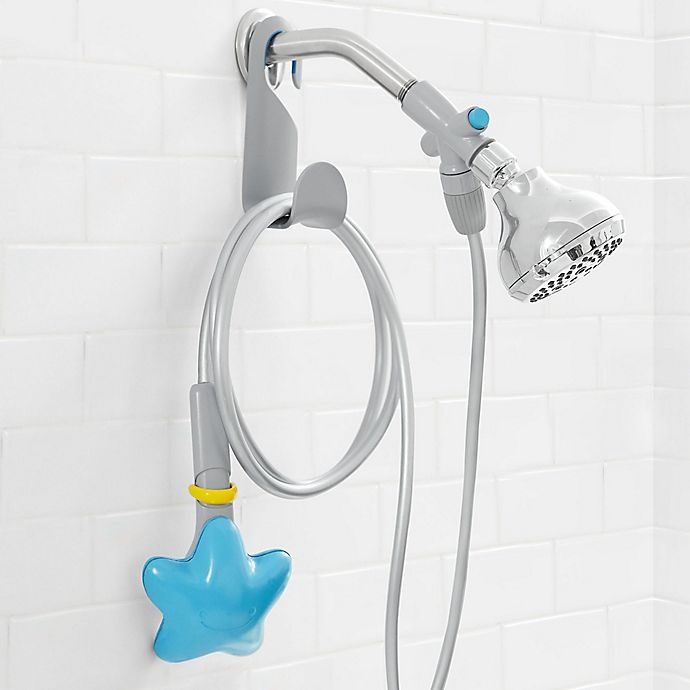 slide 2 of 5, Skip Hop SKIP*HOP Moby and Friends Infant Shower Head - Blue, 1 ct