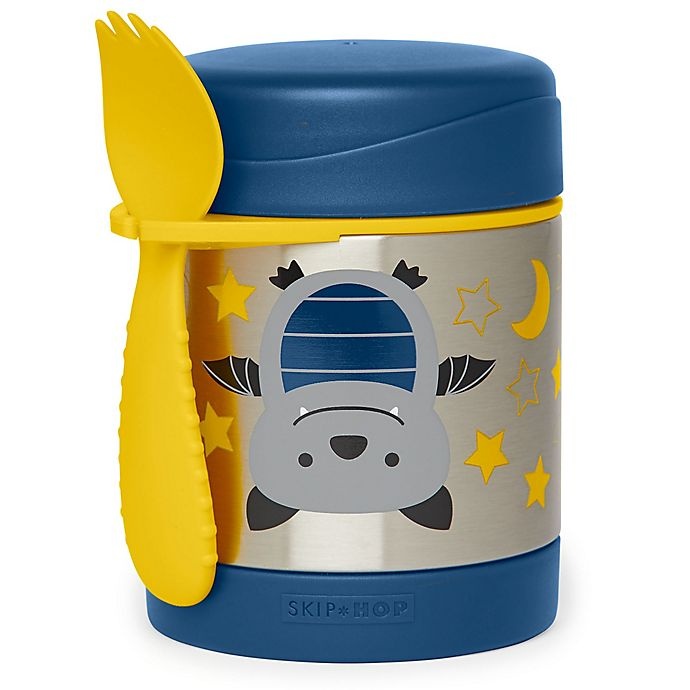 slide 4 of 4, Skip Hop SKIP*HOP Zoo Insulated Bat Food Jar, 1 ct