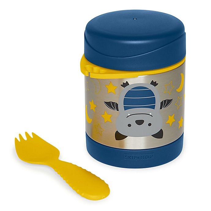 slide 1 of 4, Skip Hop SKIP*HOP Zoo Insulated Bat Food Jar, 1 ct