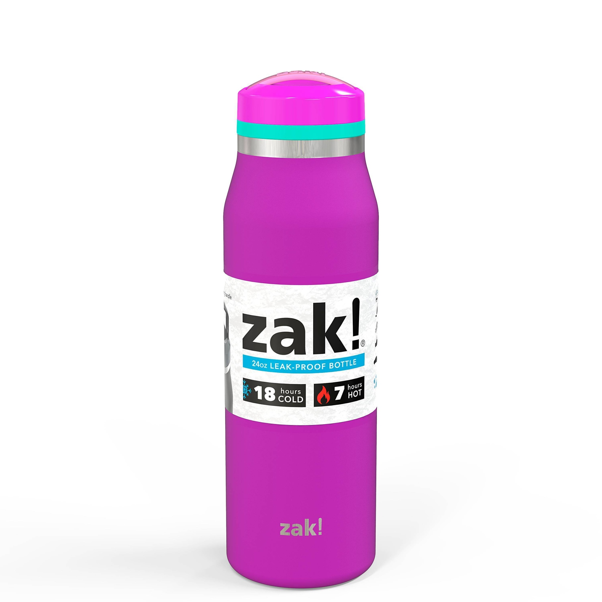 Zak! Designs Stainless Steel Double Wall Vacuum Leakproof Tumbler