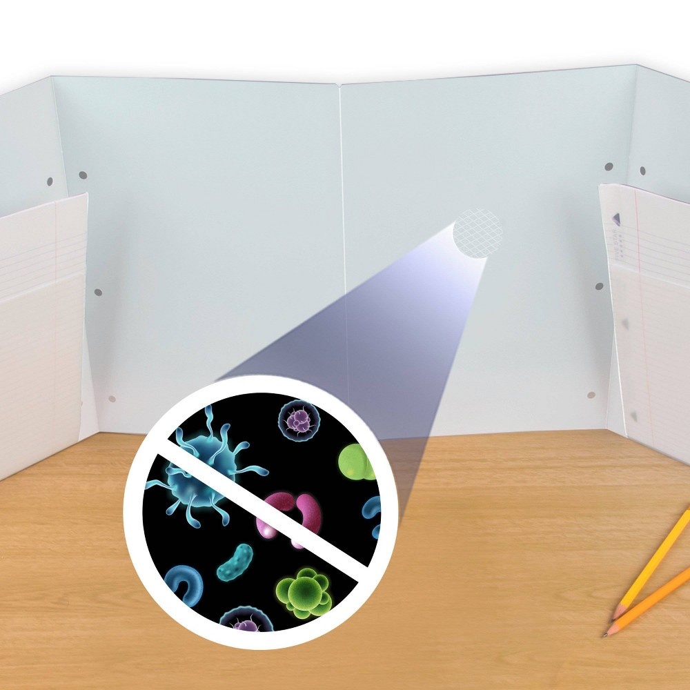 slide 4 of 5, Anti-Microbial Partition Expanding File Folder - Five Star, 1 ct