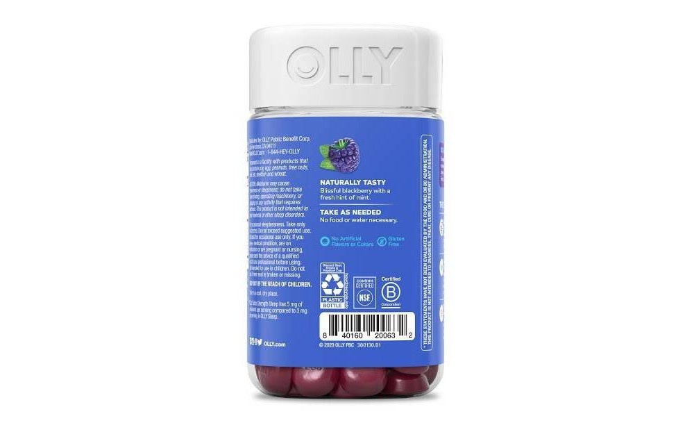 slide 4 of 4, Olly Extra Sleep Tallboy Gummies, 70 ct