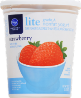slide 1 of 1, Kroger Lite Strawberry Yogurt, 32 oz