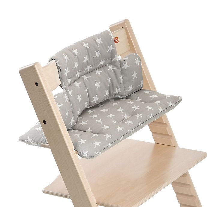 slide 2 of 2, Stokke Tripp Trapp Cushion - Grey Star, 1 ct