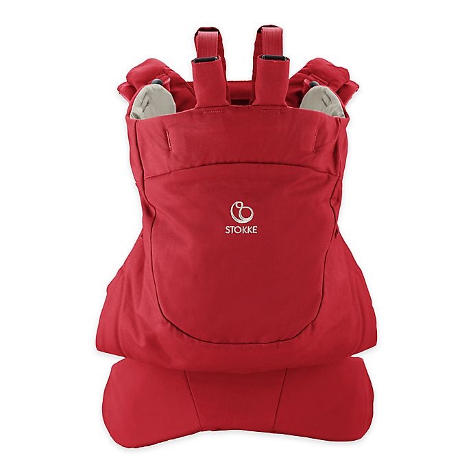 slide 1 of 3, Stokke MyCarrier Back Carrier - Red, 1 ct