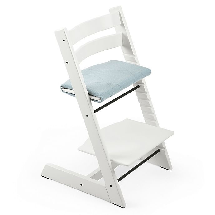 slide 3 of 4, Stokke Tripp Trapp Twill Junior Cushion - Jade, 1 ct