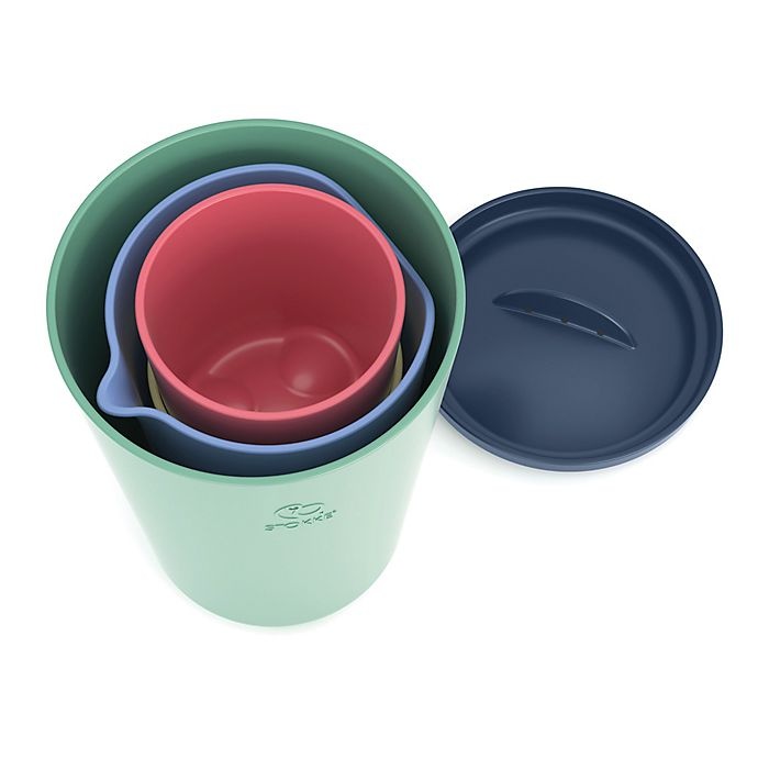 slide 3 of 5, Stokke Flexi Bath Toy Cup Set, 5 ct