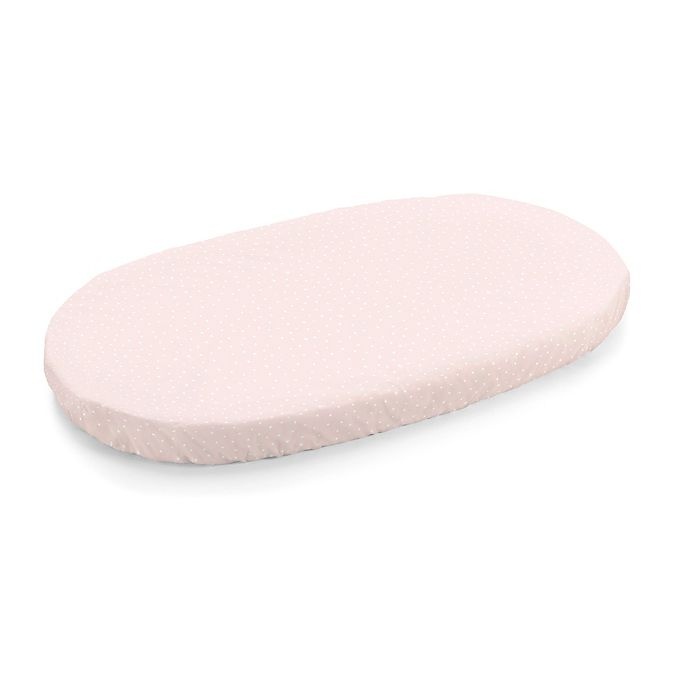 slide 1 of 2, Stokke Sleepi Fitted Sheet - Pink Bee, 1 ct