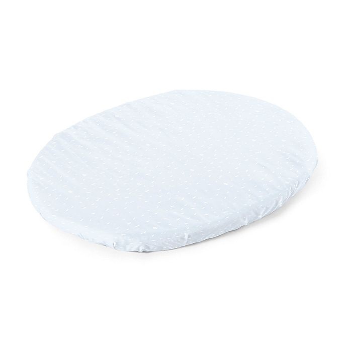 slide 1 of 2, Stokke Sleepi Mini Fitted Sheet - Blue Sea, 1 ct