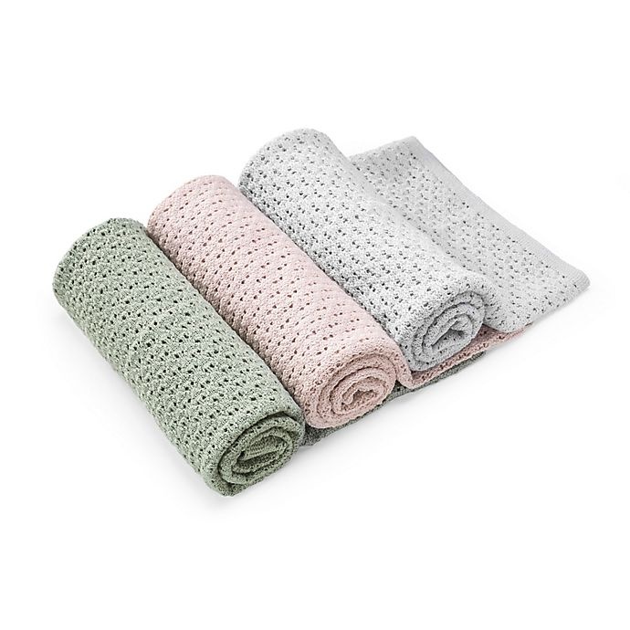 slide 3 of 4, Stokke Merino Wool Blanket - Pink, 1 ct