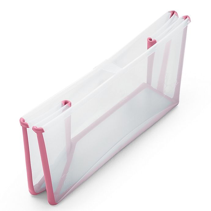 slide 4 of 6, Stokke Flexi Bath Tub and Newborn Support Set - Transparent Pink, 1 ct