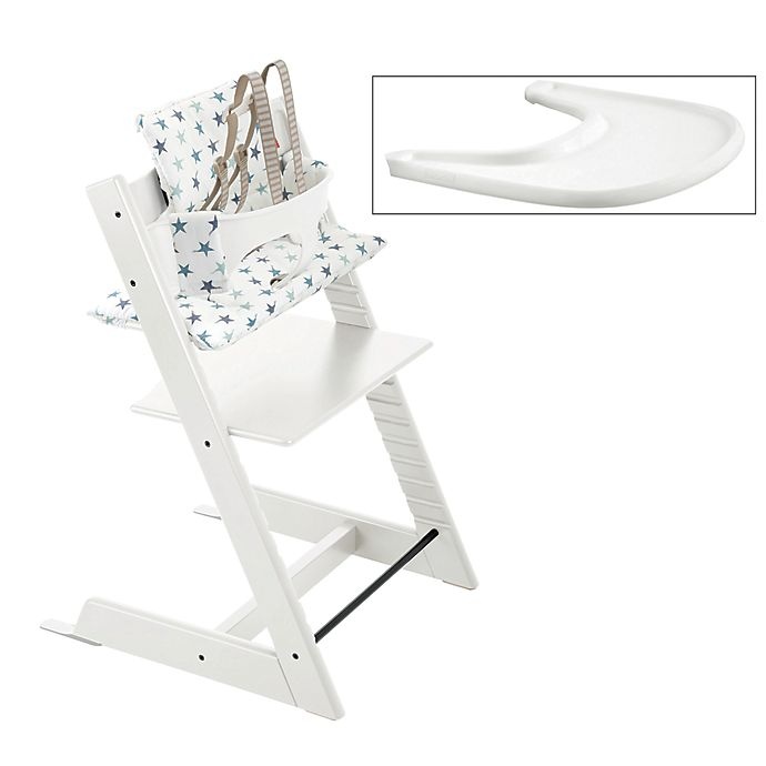 slide 2 of 4, Stokke Tripp Trapp High Chair Complete Bundle Set - White, 4 ct