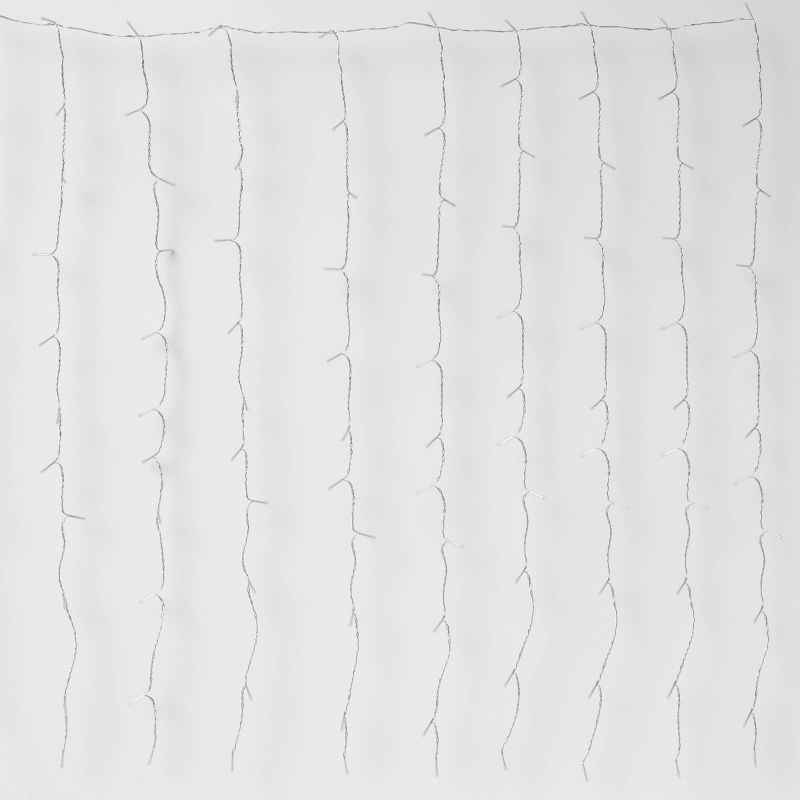 slide 2 of 5, 100ltr LED Plug-in Curtain String Lights with Clips - Room Essentials™: UL Listed, Indoor/Outdoor, 8 Settings, 1 ct