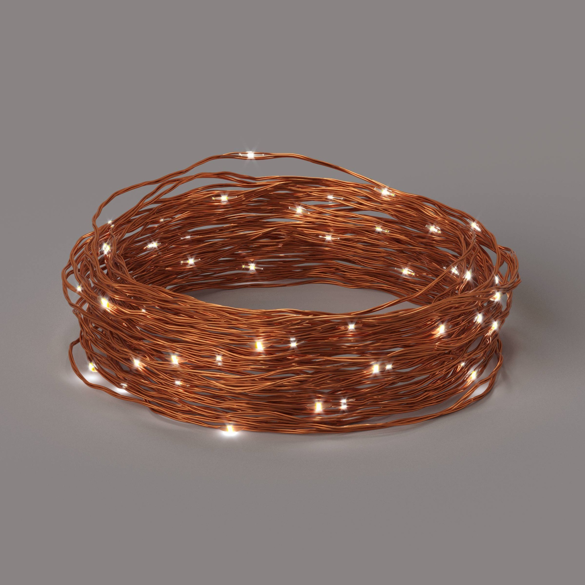 slide 1 of 5, LED Extended Fairy String Lights Copper - Room Essentials, 90 ct
